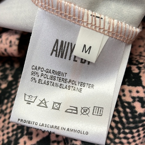 Aniye By Python Print Studded Sleeve Mini Sheath Dress Size Medium - Picture 11 of 15